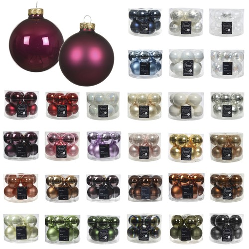 Pezzi palline natale 6cm - 10,