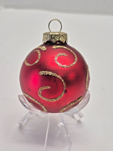 Stencil glitter oro rosso