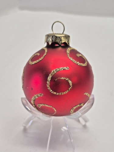 Stencil glitter oro - , rosso