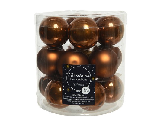 Palline natale 4cm vetro - natale,