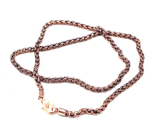 Collana catena rame con - collana, in