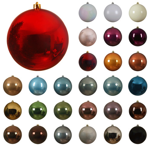 Palline natale xxl plastica - di,